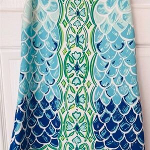 Lilly Pulitzer Green A-Line Midi Dress for Resort Wear